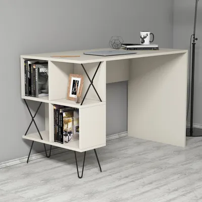 Obrázok produktu pre Skye Decor, PC stolík - Europa (krémová + ?ierna)