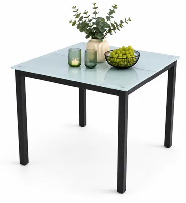 Produktbild von Alu Glas Gartentisch Balkontisch 80x80