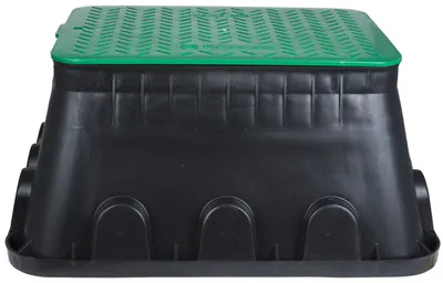 Produktbild von HEITRONIC Bodeneinbaudose Schwarz, Grün 21042 (21042)