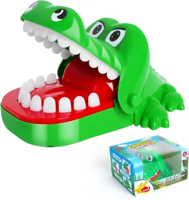 Productafbeelding van Krokodillenspel tanden - Croco doc speelgoedset - Krokodillentandspel - Spannend geluksspel voor familie en feest