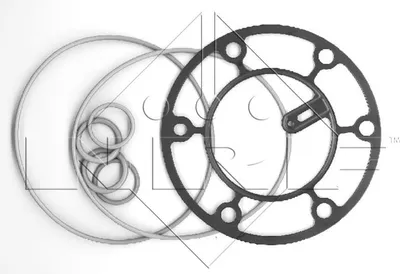 Produktbild von NRF Dichtringsatz Klimaanlage 38302 0,36mm 125,7mm