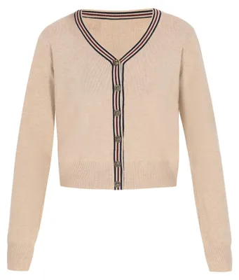 Produktbild von CALEY Damen Strickjacke - Beige, M/L