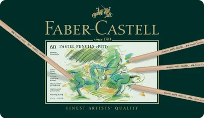 Obrázek produktu pro Umělecký pastel Faber Castell Pitt 4,3 mm 60 kovové pouzdro