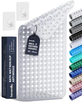 Imagen del producto de Alfombrilla antideslizante para el baño, suave para la piel, de 88x39 cm