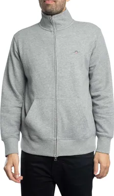 Produktbild von GANT Reguläres Shield-Sweatshirt mit Reißverschluss, Grau S
