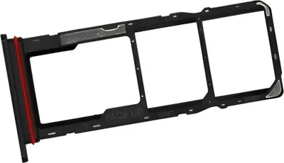 Produktbild von Ersatz Dual SIM-Kartenhalter für Motorola Moto E32s (XT2229), Grau