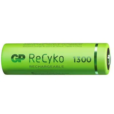 Zdjęcie produktu dla 4x AA / R6 wiederaufladbare Batterien GP ReCyko 1300 Serie Ni-MH 1300mAh