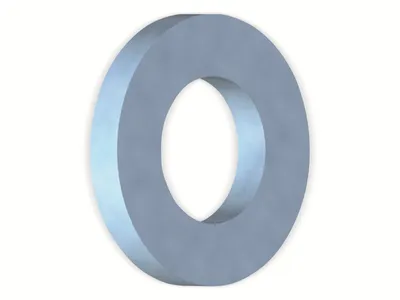 Produktbild von SB Unterlegscheiben verzinkt, 4.3 mm Paket 100 Stück Stahl, verzinkt, blau passiviert, verpackt a 100