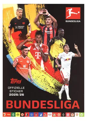 Produktbild von Topps Bundesliga Sammelsticker 2025/2026 - 1 Album