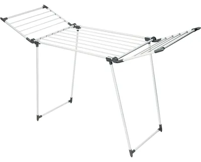 Image de Séchoir à linge en métal, pliable, 110 cm