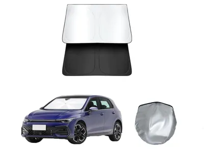 Produktbild von Sonnenschutz für VW Golf 8 MK8 mit Aufbewahrungstasche
