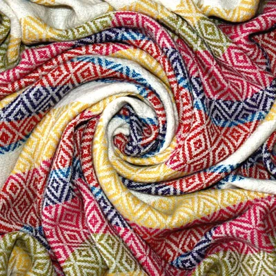 Alpaka-Decke 100% Alpaka handgewebt 130x180 cm Fair Trade