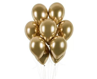 Immagine prodotto di Palloncini in lattice Gemar - Oro cromato - 50 pz - 33 cm