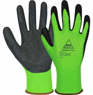 Produktbild von Montagehandschuhe SuperFlex green, Gr. 6
