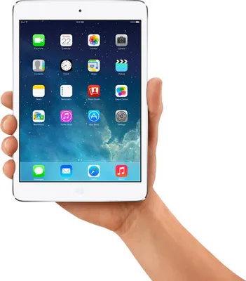 Produktbild von Apple iPad miniMD531FD/A 20,1 cm (7,9 Zoll) (IPS-Technologie (In-Plane-Switching)) 16 GB Tablet-PC - Apple A5 Prozessor - Weiß, Silber - iOS 6 - Multi-Touch 1024 x 768 Display - Bluetooth - LED Hintergrundbeleuchtung - Slate