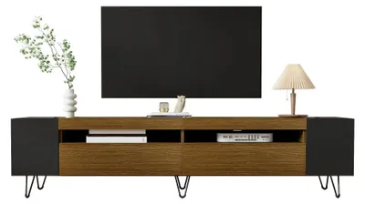 Productafbeelding van Tv-meubel - TV-kast - Televisiemeubel - Mediameubel - Wandmeubel - Geschikt voor 50-59 inch TV