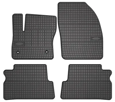 Image de Tapis de sol en caoutchouc pour Ford C-MAX MK1 2003-2010 (monospace) – 4 pièces, noirs, sur mesure