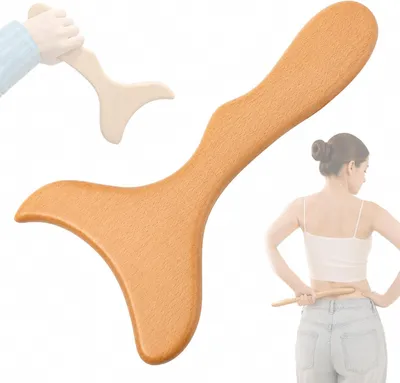 Produktbild von Massagegerät aus Holz, lymfedrainage, ergonomisch, für den Körper