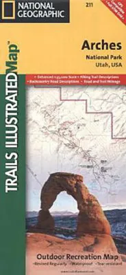 Produktbild von Arches National Park Map