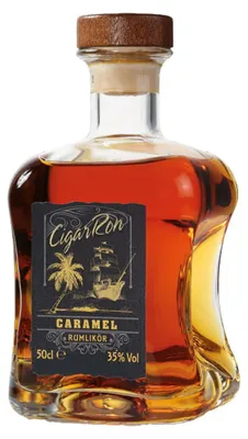 Produktbild von CigarRon Caramel, Rumlikör, 35% Vol. 0,5 l