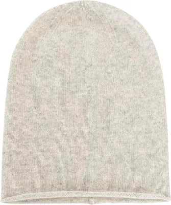 Productafbeelding van Slouch beanie 100% kasjmier - Gebreide muts uni - Eenheidsmaat
