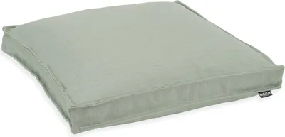 Produktbild von H.O.C.K. - AGORA Pamela Outdoor Sitzkissen 50x50x5cm lindgrün sage mit Biese col. 20081