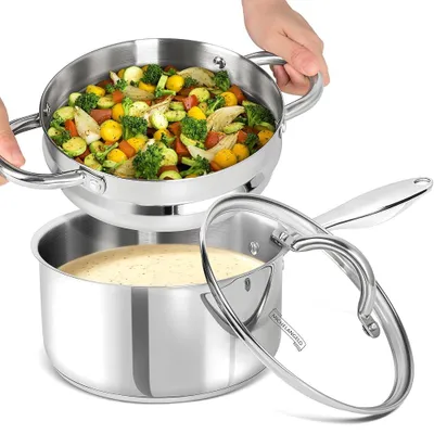 Productafbeelding van MICHELANGELO Steelpan, 2,8 liter, roestvrij staal