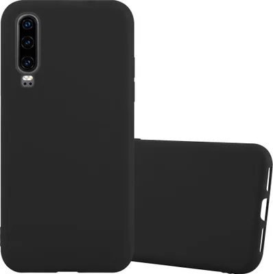 Image de Cadorabo Housse pour Huawei P30 Housse en noir Housse pour portable TPU silicone Etui Case Cover