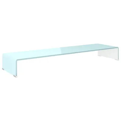 Produktbild von vidaXL TV-Aufsatz/Monitorerhöhung Glas Grün 110x30x13 cm