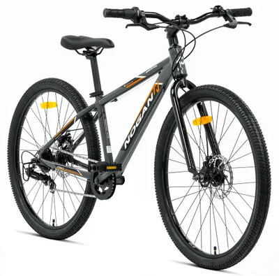 Produktbild von Nogan Gravel PRO – Leichtes Kinderfahrrad – 26 Zoll – 7 Gänge – Grau