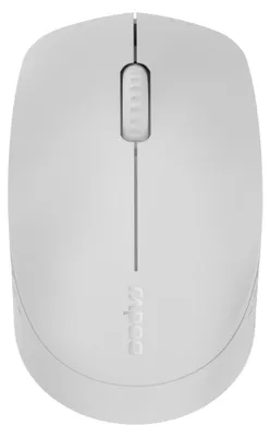 Obrázok produktu pre Rapoo M100 Silent, Všestranný, Optický, RF Wireless + Bluetooth, 1300 DPI, Šedá