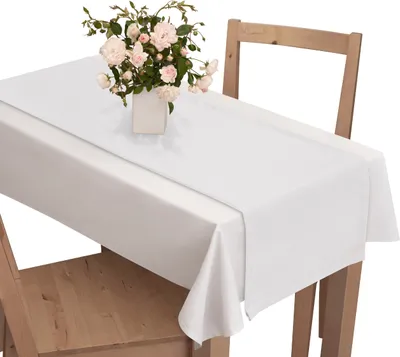 Zdjęcie produktu dla Voppi Elegancki bieżnik obrus dekoracyjny na stół 40x180 cm biały