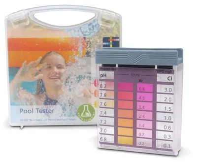 Produktbild von Lovibond 2 in 1 Pooltester Chlor, Brom, pH im Minikoffer