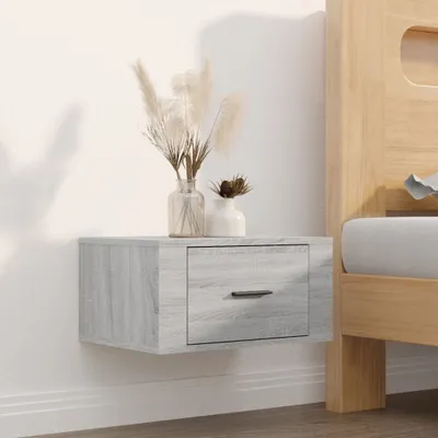 Obrázek produktu pro vidaXL Nástěnný noční stolek Grey Sonoma 50x36x25 cm