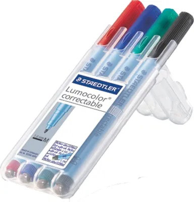 Produktbild von STAEDTLER Lumocolor correctable NonPermanent Marker 305M 4er Etui