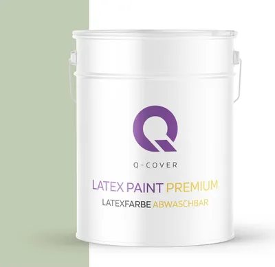 Produktbild von Latexfarbe Abwaschbar | Olivgrün 10 L | Innenfarbe | Wandfarbe | Deckenfarbe | Klasse 2 Mattfarbe Für Allergiker Scheuerfest Geruchlos Frei