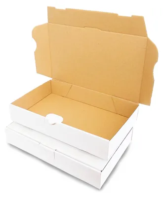 Produktbild von verpacking 25 Maxibriefkartons Versandkartons Faltschachtel Faltkarton Maxibrief 240 x 160 x 45 mm | Weiss | MB-3