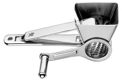 Produktbild von WMF Gourmet Parmesanreibe Kurbel 18 cm, Parmesanmühle, Käsereibe mit Kurbel, Edelstahl, spülmaschinengeeignet