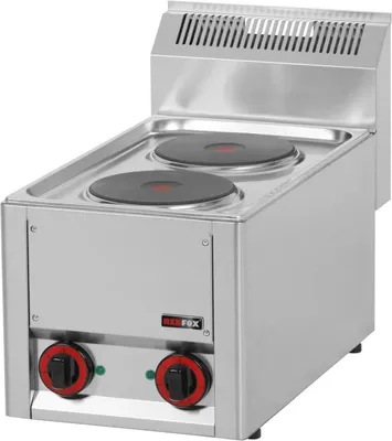 Immagine prodotto di Cucina elettrica KBS con 2 fuochi Ø18 cm, da appoggio, 330 x 600 x 290 mm, 2 x 1,5 kW, 400 V