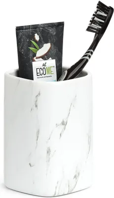 Zdjęcie produktu dla Ceramiczny kubek na szczoteczki MARBLE