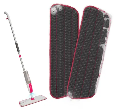 Productafbeelding van MySimaa vervangende doekjes voor vloerwisser, 2-delige set. Wiskopje voor spraywisser, vervangende pads voor natwisser, microvezeldoekjes voor vloerwisser met sprayfunctie, doekjes voor spraywissers