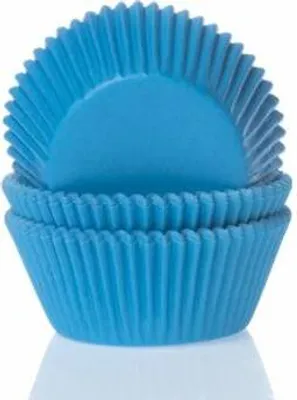 Produktbild von Mini-Muffinförmchen BLAU 60St