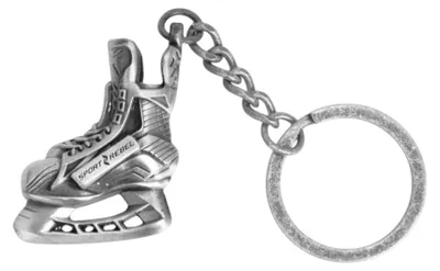 Productafbeelding van Inny - 3D sleutelhanger, staal, rolschaats PP8666 (one size) (zilver)