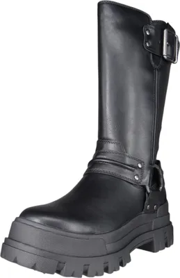 Produktbild von Buffalo Bikerboot Damen ASPHA BIKER BOOT HI schwarz Streetwear Kunstleder EU39