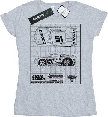 Produktbild von Disney - "Cars" T-Shirt für Damen BI13779 (XL) (Grau)