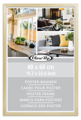 Obrázek produktu pro Rám na plakáty 40 x 60 cm Imitace dřeva přírodní
