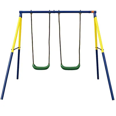 Produktbild von Extralink Doppelschaukel mit Gestell Spielplatz  248 x 187 x 185 cm