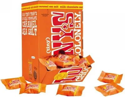 Produktbild von Tony's Chocolonely Tiny Tony's Karamel Zeezout (900 gr)