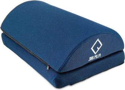 Produktbild von Famanu Fußstütze Blau - abnehmbar, waschbar, höhenverstellbar, rutschfest
