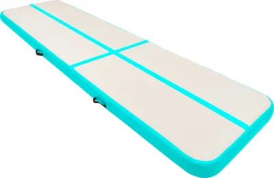 Zdjęcie produktu dla vidaXL Nadmuchiwana mata gimnastyczna z pompką 700x100x15 cm PVC Zielona